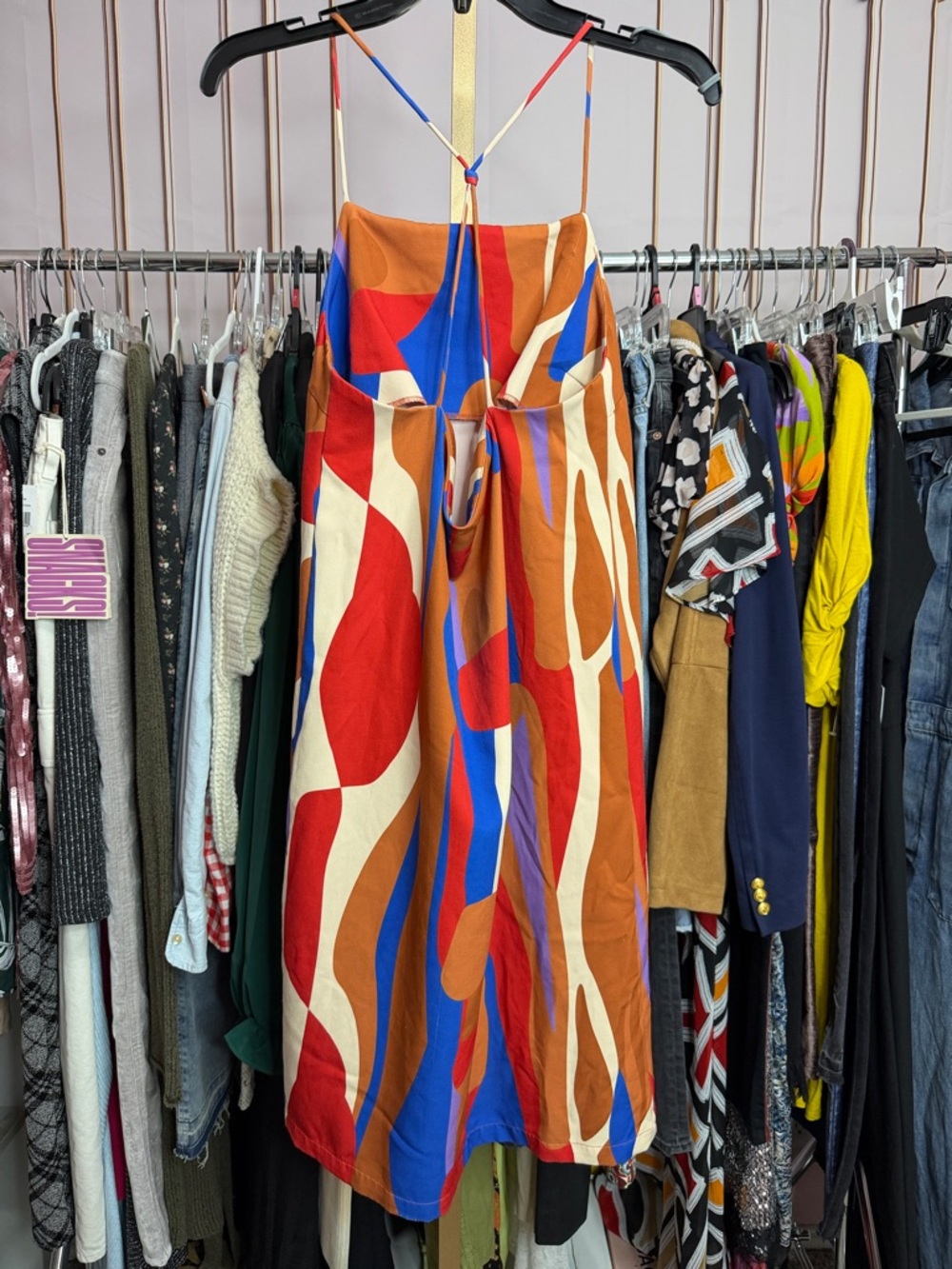 Anthropologie Hosbjerg Greta Adele Slip Dress- Multi. Size S - Picture 7 of 13